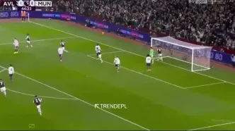 ویدیو: گل اول استون ویلا به منچستریونایتد توسط راجرز