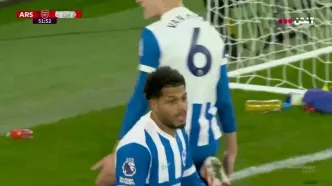 گل دوم آرسنال به برایتون+ ویدئو