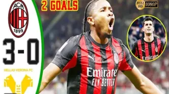 ویدیو| خلاصه بازی میلان ۳ - هلاس ورونا ۰/ صدرنشینی با بریس انکونکو