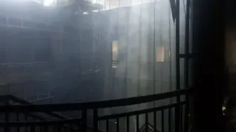 هجوم و آتش زدن حسینیه فردیس به دست آشوبگران