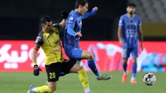 احسان حاج‌صفی درخشان، اما سپاهان ناکام در نبرد مقابل استقلال