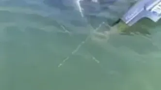 سقوط خودرو به داخل سد مهاباد و جان باختن راننده