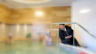 عکس عجیب کیم‌جونگ‌اون در استخر زنانه!