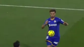 ویدئو: گلر قرضی بارسا خیرونا را نجات داد