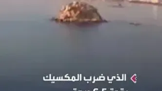 مقاومت ستون ۱۱۶ ساله «فرشته استقلال» مکزیکوسیتی در برابر زلزله