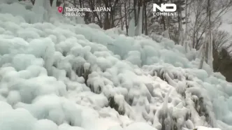 خلق جنگل یخی در یک اقامتگاه کوهستانی