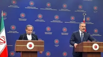 نشست خبری وزرای خارجه ایران و ترکیه