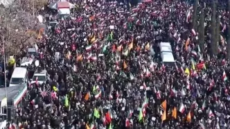 حاشیه‌های راهپیمایی تهرانی‌ها در محکومیت اقدامات تروریستی آمریکا و رژیم صهیونیستی