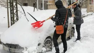 ارتفاع برف در این نقطه به ۸۷ سانتی‌متر رسید