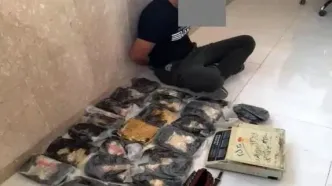 کشف ۳۰ کیلو حشیش از منزلی در شیراز