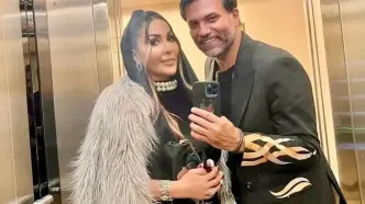 قاب عاشقانه علیرضا نیکبخت‌واحدی در کنار دخترش!