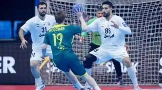 دومین برد هندبالیست‌های ایران برابر استرالیا