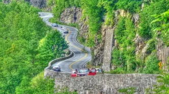 تصاویری از جاده چالوس آمریکایی‌ها