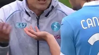 ویدئو: کونته در قلب جنجال؛ ۳ کارت قرمز در شب پیروزی ناپولی‎!‎