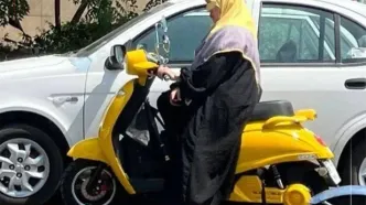 صدور گواهینامه موتورسواری برای زنان