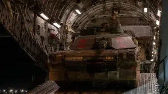 ارتش آمریکا خودروهای سنگین جنگی به خاورمیانه اعزام کرد