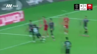 خلاصه بازی فولاد ۳ - پرسپولیس ۱