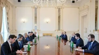 دیدار وزیر خارجه رژیم صهیونیستی با الهام علی‌ اف در باکو