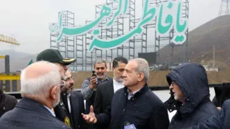 بازدید پزشکیان از شهرک مسکونی حضرت فاطمه زهرا