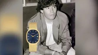 ساعت طلایی مارادونا؛ همدم لوکس ستاره بی‌تکرار فوتبال