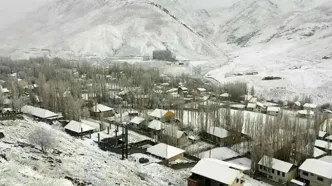 ارتفاع برف در این مناطق به ۲ متر رسید