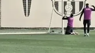 ویدئو: واکنش جالب خوان گارسیا در تمرین بارسا