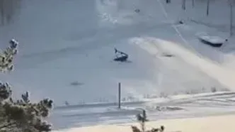 فیلم لحظه سقوط مرگبار بالگرد در روسیه منتشر شد