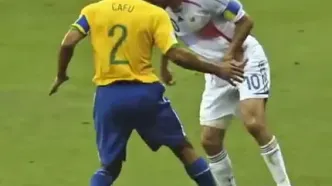 ویدئو نوستالوژی: وقتی زمین زیر پای اساطیر برزیل و فرانسه لرزید‎!‎