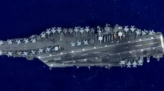 ادعای ارتش آمریکا: ناو آبراهام لینکلن به خاورمیانه رسید