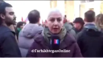 ویدئو خبرساز یک بازیگر ایرانی در جمع حامیان پهلوی