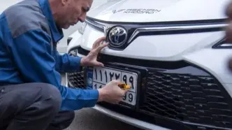 تصاویر؛ رونمایی از اولین پلاک خودروهای منطقه آزاد مازندران