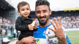 تصویر؛ حمایت رضا قوچان نژاد از مردم ایران