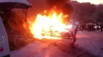 حمله پهپادی رژیم صهیونیستی به یک خودرو در جنوب لبنان