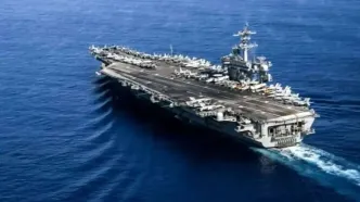 ناو هواپیمابر آمریکا در برد حمله به ایران قرار ندارد
