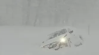 برف سنگین در نیویورک