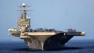 ناو هواپیمابر لینکلن دریای عمان را ترک کرد