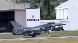 جنگنده اف ۱۶ سقوط کرد