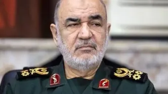 تصویر سنگ مزار سپهبد شهید حسین سلامی