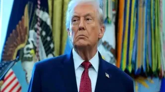 ترامپ: «ناوگان بزرگی» را به سوی ایران ارسال کرده‌ام