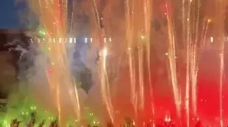 ویدئو: آتش بازی بزرگ هواداران اسلاویاپراگ