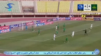 خلاصه بازی شمس آذر مقابل استقلال خوزستان را ببینید + ویدیو