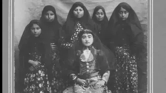 عکس‌هایی از مراسم عروسی اخترالدوله، دختر ناصرالدین‌شاه با ملیجک