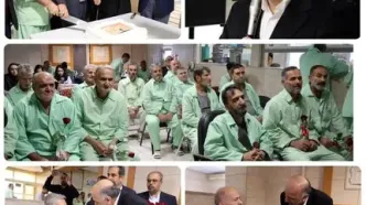 دیدار مدیرعامل بیمه دی با جانبازان بیمارستان صدر همزمان با بزرگداشت روز جانباز