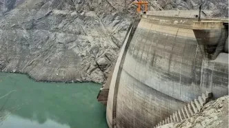 تصاویر جدید از سد کرج