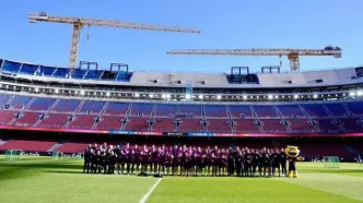 ورزشگاه تازه تاسیس نیوکمپ را سیل برد!