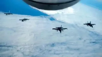 فوری؛ پرواز جنگنده‌های آمریکایی / ترامپ کار خود را کرد!