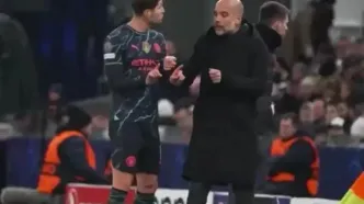 ویدئو: مکالمه تاکتیکی جان استونز و گواردیولا در قلب نبرد