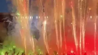 ویدئو: آتش بازی بزرگ هواداران اسلاویاپراگ