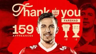 فرشاد احمدزاده رسماً از پرسپولیس جدا شد؛ وداع با ۱۵۹ بازی