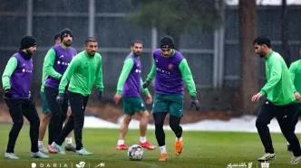 گزارش تصویری تمرین تیم پرسپولیس